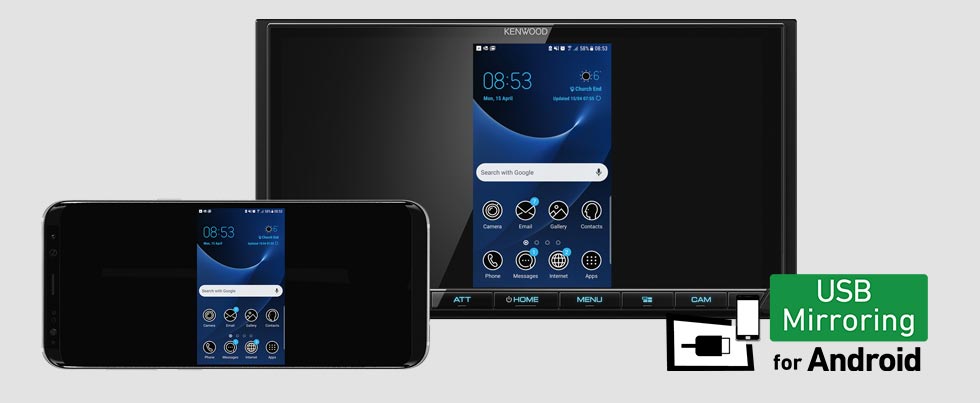 DMX7250DABS Android Mirroring